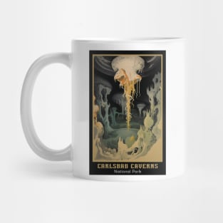 Carlsbad Caverns National Park Vintage Travel  Poster Mug